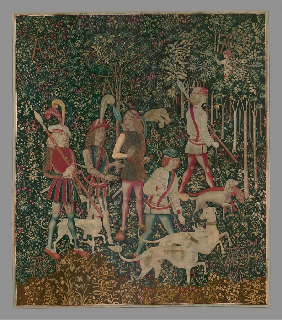 I cacciatori arrivano nel bosco, 1495-1505, The Metropolitan Museum of Art, New York.