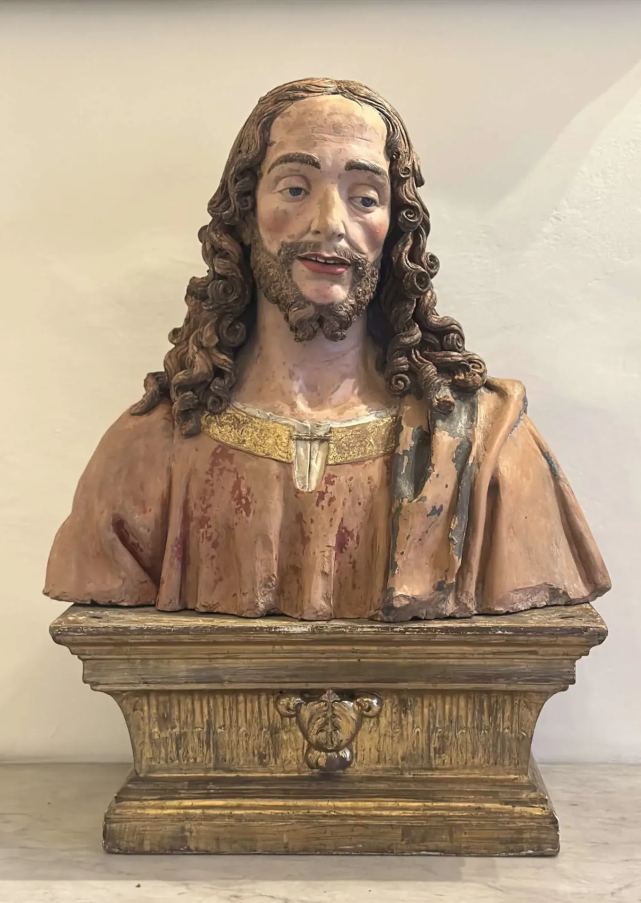 Pietro Torrigiano, Redentore, 1500 circa, dalla sagrestia della Chiesa di Santa Trinita, Firenze.